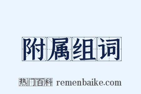 附属组词是什么意思的图片